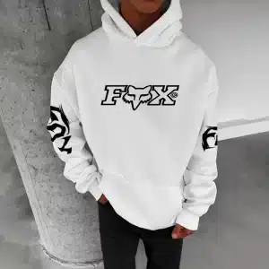 Custom name fox-hoodie-22032024 FOX PRINT CASUAL HOODIE NA83 Brands for motocross girls and dirt bike riders - Brands view 1