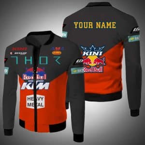 Custom name custom-name-racing Limited Edition – Custom Name Racing Bomber Jacket for motocross girls and dirt bike riders - Bomber Jacket view 1