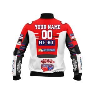 Custom name custom-name-racing Limited Edition – Custom Name Racing Bomber Jacket for motocross girls and dirt bike riders - Bomber Jacket view 2
