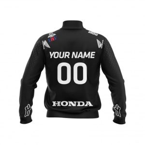 Custom name custom-name-racing Limited Edition – Custom Name Racing Bomber Jacket for motocross girls and dirt bike riders - Bomber Jacket view 2