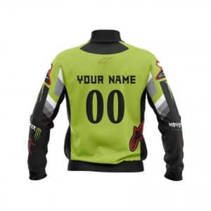Custom name custom-name-racing Limited Edition – Custom Name Racing Bomber Jacket for motocross girls and dirt bike riders - Bomber Jacket view 2