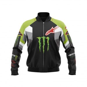 Custom name custom-name-racing Limited Edition – Custom Name Racing Bomber Jacket for motocross girls and dirt bike riders - Bomber Jacket view 1