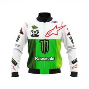 Custom name custom-name-racing Limited Edition – Custom Name Racing Bomber Jacket for motocross girls and dirt bike riders - Bomber Jacket view 1