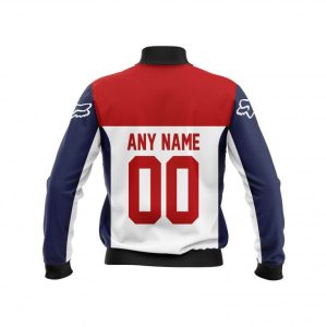 Custom name custom-name-racing Limited Edition – Custom Name Racing Bomber Jacket for motocross girls and dirt bike riders - Bomber Jacket view 2