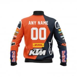 Custom name custom-name-racing Limited Edition – Custom Name Racing Bomber Jacket for motocross girls and dirt bike riders - Bomber Jacket view 2