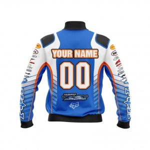 Custom name custom-name-racing Limited Edition – Custom Name Racing Bomber Jacket for motocross girls and dirt bike riders - Bomber Jacket view 2