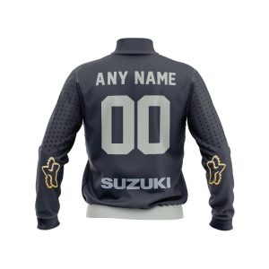 Custom name custom-name-racing Limited Edition – Custom Name Racing Bomber Jacket for motocross girls and dirt bike riders - Bomber Jacket view 2