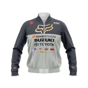 Custom name custom-name-racing Limited Edition – Custom Name Racing Bomber Jacket for motocross girls and dirt bike riders - Bomber Jacket view 1