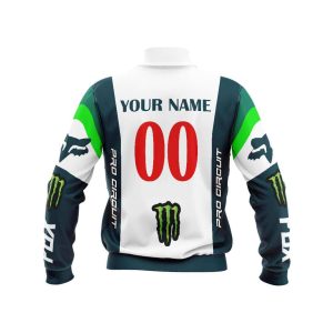 Custom name custom-name-racing Limited Edition – Custom Name Racing Bomber Jacket for motocross girls and dirt bike riders - Bomber Jacket view 2