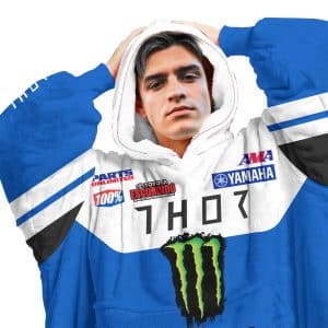 Custom name custom-name-racing Custom Your Name Oodie Blanket Hoodie Brands for motocross girls and dirt bike riders - Brands view 1