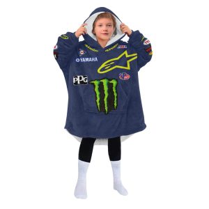 Custom name custom-name-racing Custom Your Name Oodie Blanket Hoodie Alpinestars for motocross girls and dirt bike riders - Alpinestars view 3