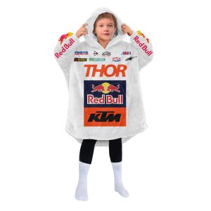 Custom name custom-name-racing Custom Your Name Oodie Blanket Hoodie Brands for motocross girls and dirt bike riders - Brands view 3