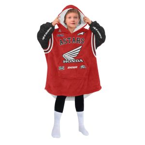Custom name custom-name-racing Custom Your Name Oodie Blanket Hoodie Brands for motocross girls and dirt bike riders - Brands view 3