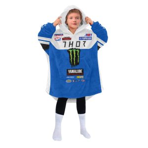 Custom name custom-name-racing Custom Your Name Oodie Blanket Hoodie Brands for motocross girls and dirt bike riders - Brands view 4