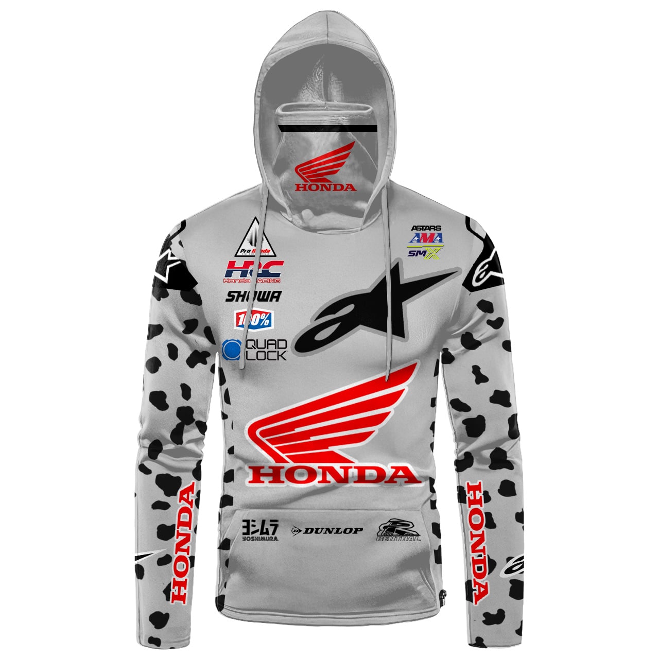Hoodie Mask | Custom Name Racing | Limited Edition view 3