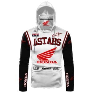 Custom name custom-name-racing Hoodie Mask | Custom Name Racing | Limited Edition Alpinestars for motocross girls and dirt bike riders - Alpinestars view 1