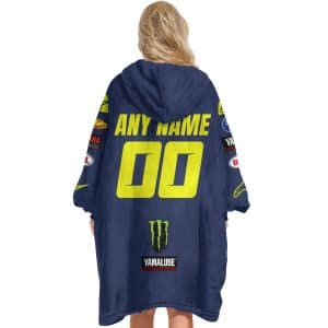 Custom name custom-name-racing Custom Your Name Oodie Blanket Hoodie Alpinestars for motocross girls and dirt bike riders - Alpinestars view 2