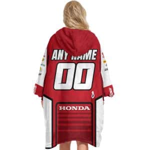Custom name custom-name-racing Custom Your Name Oodie Blanket Hoodie Brands for motocross girls and dirt bike riders - Brands view 3