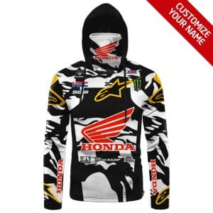 Custom name custom-name-racing Hoodie Mask | Custom Name Racing | Limited Edition Alpinestars for motocross girls and dirt bike riders - Alpinestars view 1