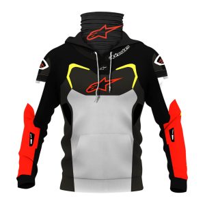 Custom name custom-name-racing Hoodie Mask | Custom Name Racing | Limited Edition Alpinestars for motocross girls and dirt bike riders - Alpinestars view 1