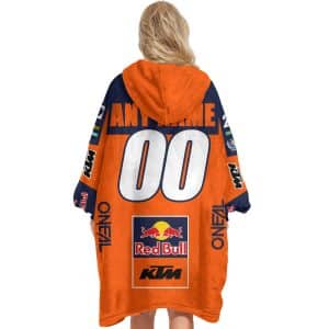 Custom name custom-name-racing Custom Your Name Oodie Blanket Hoodie Brands for motocross girls and dirt bike riders - Brands view 3