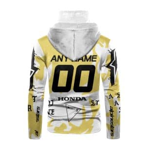 Custom name custom-name-racing Hoodie Mask | Custom Name Racing | Limited Edition Alpinestars for motocross girls and dirt bike riders - Alpinestars view 2