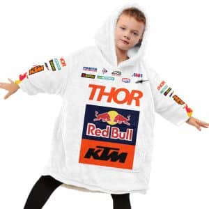 Custom name custom-name-racing Custom Your Name Oodie Blanket Hoodie Brands for motocross girls and dirt bike riders - Brands view 1