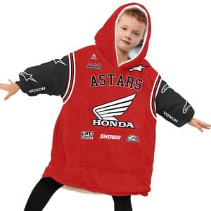 Custom name custom-name-racing Custom Your Name Oodie Blanket Hoodie Brands for motocross girls and dirt bike riders - Brands view 1