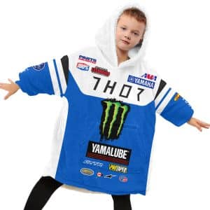 Custom name custom-name-racing Custom Your Name Oodie Blanket Hoodie Brands for motocross girls and dirt bike riders - Brands view 2