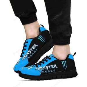 Custom name BraapGirls Sole Sneaker Full Size | Monster | Black Brands for motocross girls and dirt bike riders - Brands view 1