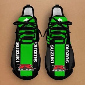 Custom name BraapGirls Max Soul Shoes | Suzuki | Black Brands for motocross girls and dirt bike riders - Brands view 1