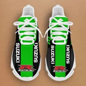Custom name BraapGirls Max Soul Shoes | Suzuki | White Brands for motocross girls and dirt bike riders - Brands view 1