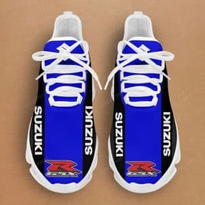 Custom name BraapGirls Max Soul Shoes | Suzuki | White Brands for motocross girls and dirt bike riders - Brands view 1