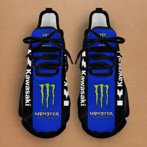 Custom name BraapGirls Max Soul Shoes | Kawasaki | Monster | Black Brands for motocross girls and dirt bike riders - Brands view 1