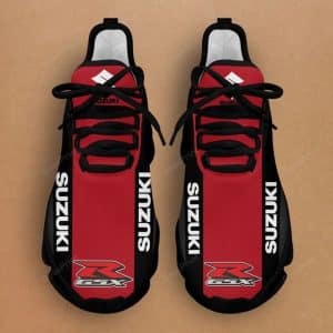 Custom name BraapGirls Max Soul Shoes | Suzuki | Black Brands for motocross girls and dirt bike riders - Brands view 1