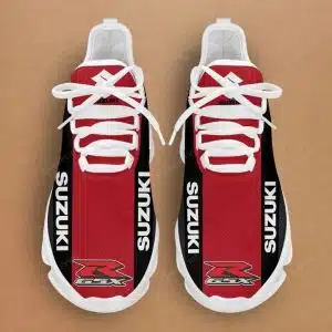 Custom name BraapGirls Max Soul Shoes | Suzuki | White Brands for motocross girls and dirt bike riders - Brands view 1