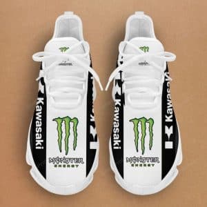 Custom name BraapGirls Max Soul Shoes | Kawasaki | White Brands for motocross girls and dirt bike riders - Brands view 1