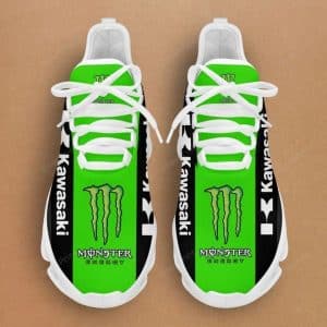 Custom name BraapGirls Max Soul Shoes | Kawasaki | Monster | White Brands for motocross girls and dirt bike riders - Brands view 1