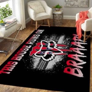 Custom name BraapGirls Motocross Rug – Redneck Rug Brands for motocross girls and dirt bike riders - Brands view 1