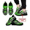 Premium Mx Sneakers – Custom Name – Fox Racing  – Green -Black