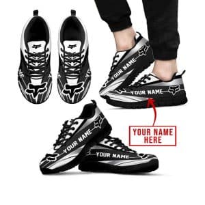 Premium Mx Sneakers – Custom Name – Fox Racing  – White
