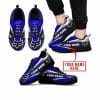 Premium Mx Sneakers – Custom Name – Fox Racing  – Blue – Black