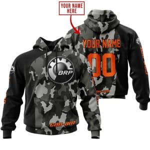 Can-Am Orange Racing Camo | Custom Name Racing | Kid & Adult