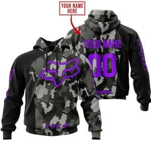 Fox Racing Purple Camo | Custom Name Racing | Kid & Adult