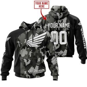 Honda Racing Camo | Custom Name Racing | Kid & Adult