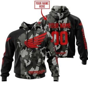 Honda Racing V1 Camo | Custom Name Racing | Kid & Adult