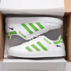 Custom name BraapGirls Stan Smith – Arctic Cat Racing – Green Arctic Cat for motocross girls and dirt bike riders - Arctic Cat view 1