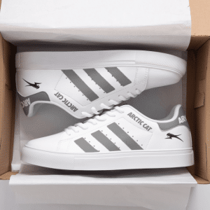 Custom name BraapGirls Stan Smith – Arctic Cat Racing – Grey Arctic Cat for motocross girls and dirt bike riders - Arctic Cat view 1