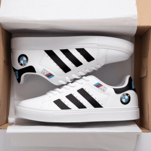 Custom name BraapGirls Stan Smith – Bwm Racing – Black BMW for motocross girls and dirt bike riders - BMW view 1