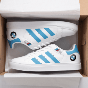 Custom name BraapGirls Stan Smith – Bwm Racing – Blue BMW for motocross girls and dirt bike riders - BMW view 1